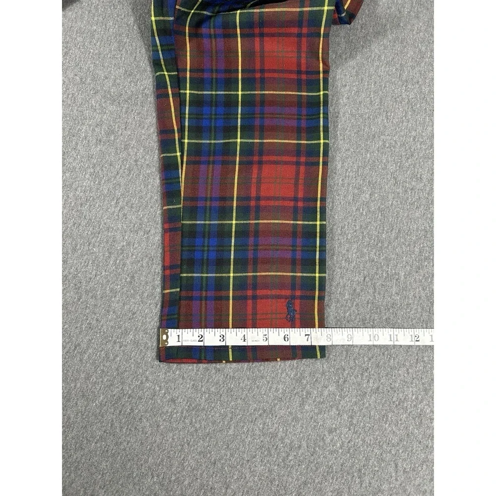 Polo Ralph Lauren Boys Plaid Sleepwear Pajama Pants Size 12